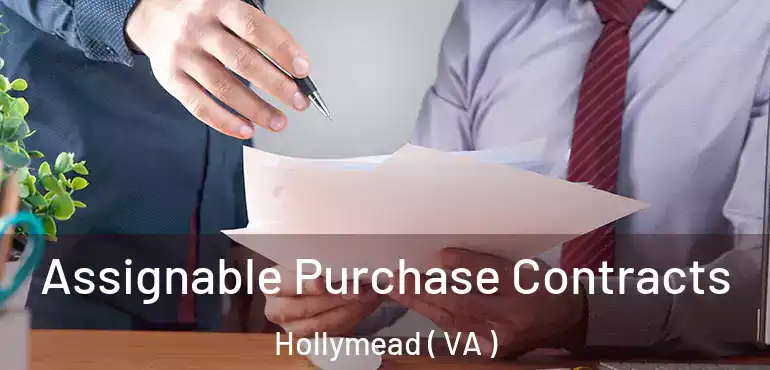  Assignable Purchase Contracts Hollymead ( VA )