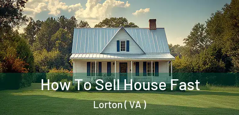  How To Sell House Fast Lorton ( VA )