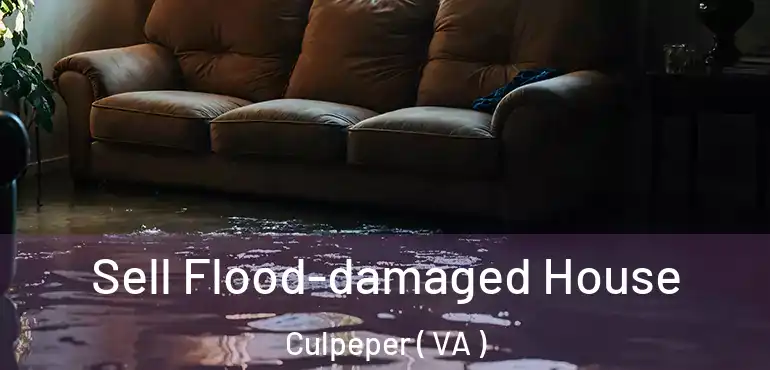  Sell Flood-damaged House Culpeper ( VA )