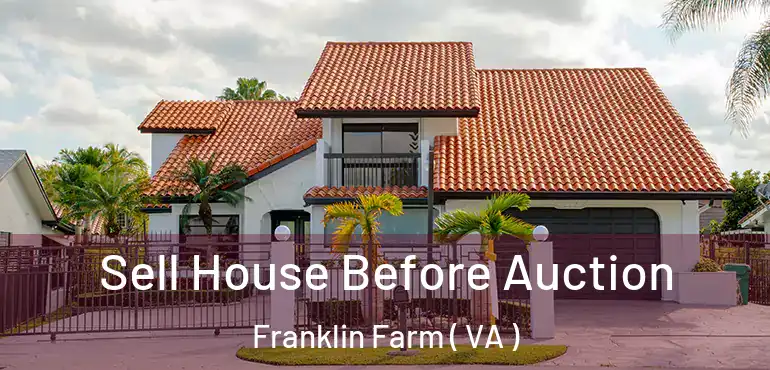  Sell House Before Auction Franklin Farm ( VA )