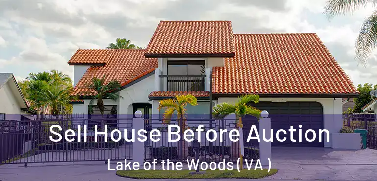  Sell House Before Auction Lake of the Woods ( VA )