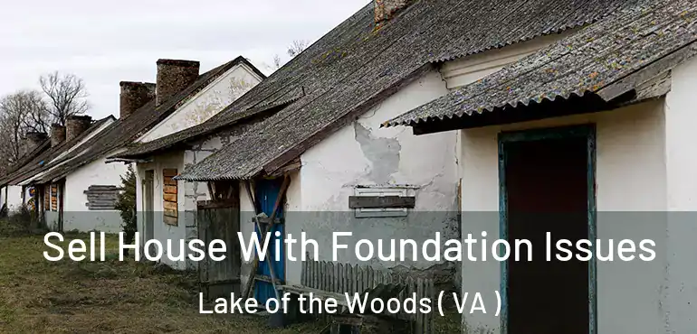  Sell House With Foundation Issues Lake of the Woods ( VA )
