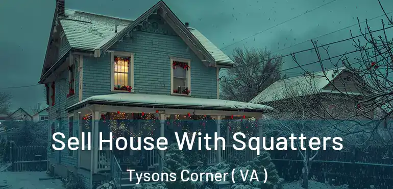  Sell House With Squatters Tysons Corner ( VA )