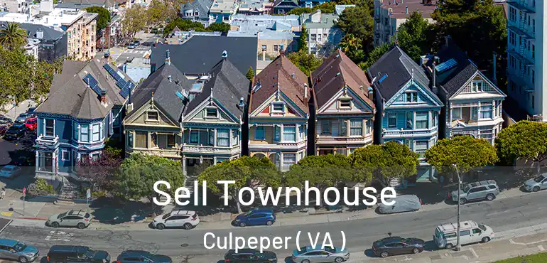  Sell Townhouse Culpeper ( VA )